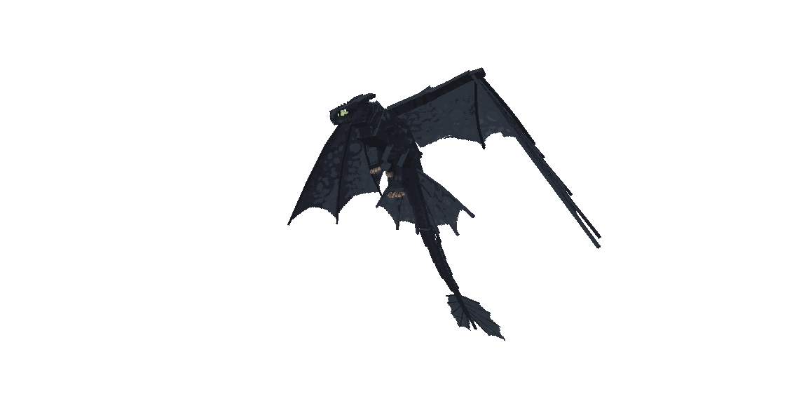 Night Fury hover animation